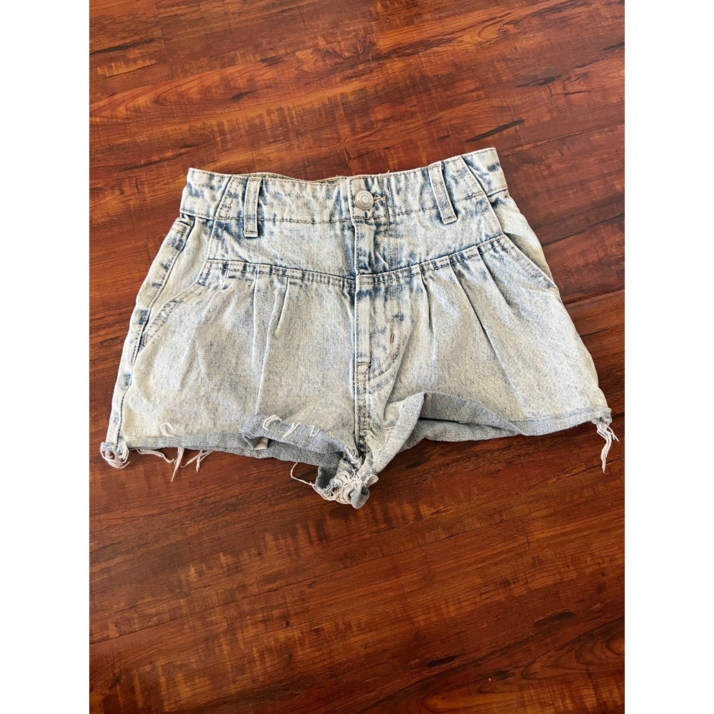 Aeropostale Junior Light Mom Short Sz 000 Waist 22 Retro 80s 90s Pleated Summer